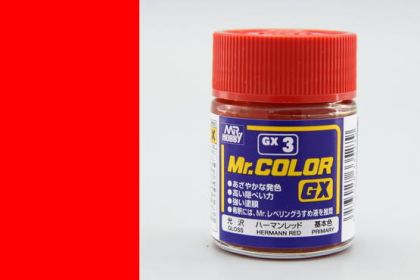 GX03 Mr. Color - červená 18ml
