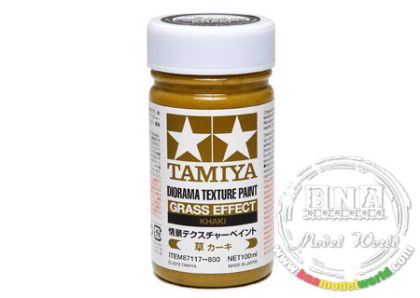 TA87117 Diorama Texture Paint 100ml - Grass Effect, Khaki