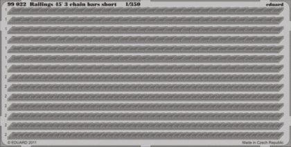 EDU99022  trojpriečkové zábradlie pod uhlom 45