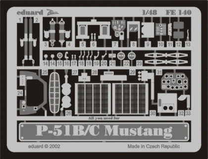 EDUFE140  P-51B/C Mustang