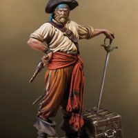 AN PC-02 Buccaneer, 1650´s  54 mm 1/32