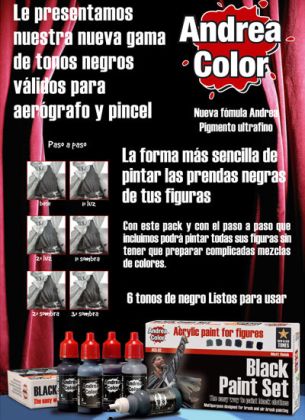 AN ACS-002 Black Paint Set