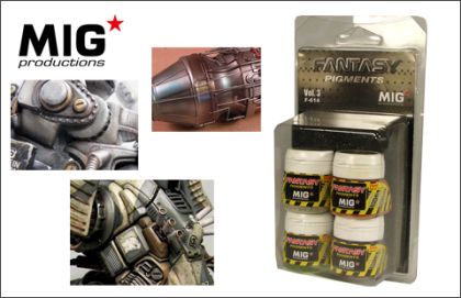 MiGF614  METALLIC PIGMENT SET(F610, F611, F612, F613)