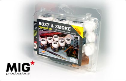 MiGP227 RUST & SMOKE PIGMENT SET