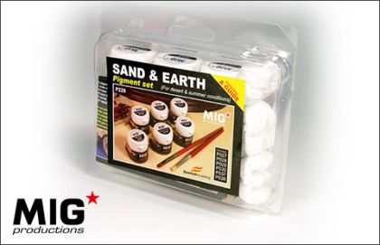 MiGP228 SAND & EARTH PIGMENT SET