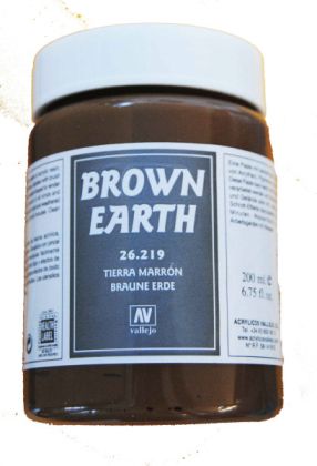 VAL26219 Brown Earth 200ml