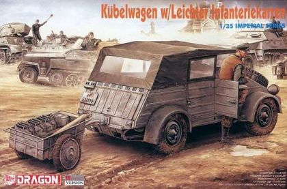 Dra9050 Kübelwagen with Leichter Infantrykarren