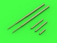 MAST48091 MiG-17PF (Fresco D) - 23mm gun barrels set & Pitot Tub