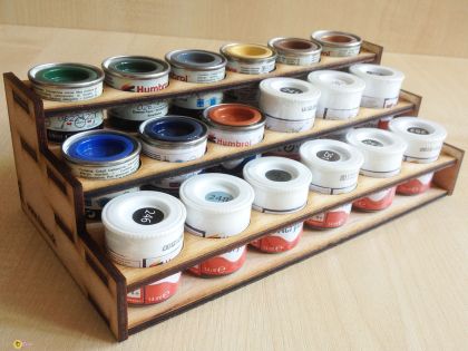 VALPR01 Stojan na farby Humbrol (na 18 farieb) - kit