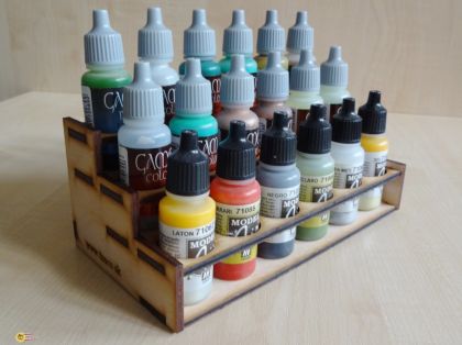 VALPR04 Stojan na farby Vallejo (na 18 farieb) - kit