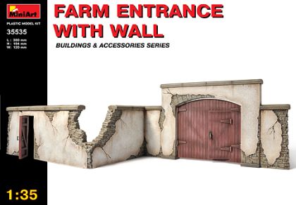 MA35535 Farm Entrance with Wall