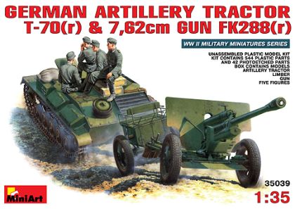 MA35039  T-70(r) & 7,62cm FK288(r) German artilery tractor