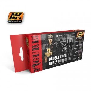 AK3001  Panzer Crew Black Uniforms Set