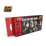 AK3010 Flesh and Skin Colors Set