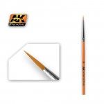 AK601  Round Brush 3/0 Synthetic