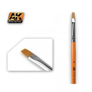 AK610 Flat Brushes 4 Synthetic