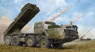 TR1020  RUSSIAN OA52-2 SMERCH-M MULTIPLEROCKET LAUNCHER OF RSZO