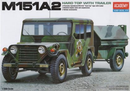 AC13012 M151A2 Hard Top With Trailer