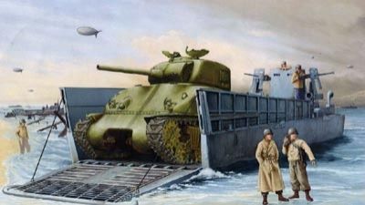 TR0347 U.S. Navy LCM(3) Landing Craft