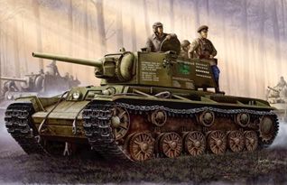TR0358 Russia KV-1 , Mo. 1942, Simplified Turret Tank