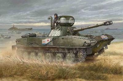 TR0381 Russian PT-76B Light Amphibious Tank