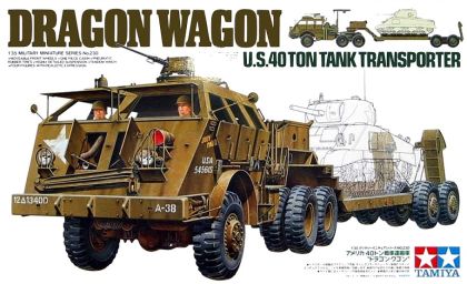 TA35230 US 40ton Tank Transporter Dragon Wagon