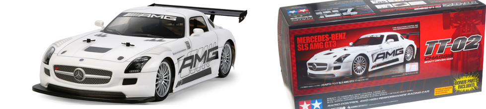 Mercedes-Benz SLS GT3 AMG Mierka 1:10, výrobca Tamiya