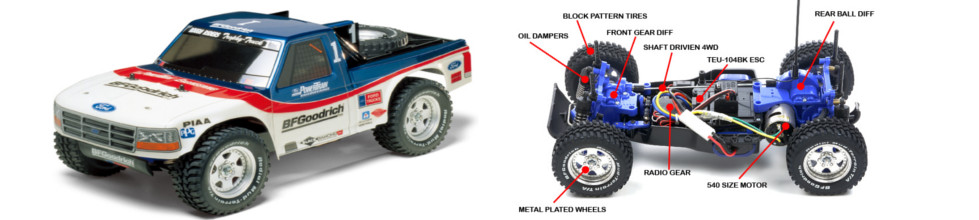 TA58495 ford f-150 1995 baja Stavebnica RC modelu auta inšpirovaná sériou Baja