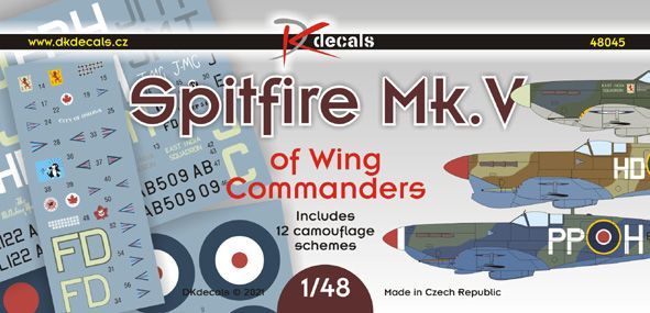1:48 Spitfire Mk.V of Wing Commanders