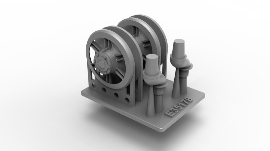 1:35 PANHER G LATE IDLER WHEELS (665MM) WITH ARMS AND CASTING NO. FOR TAKOM KITS, FOR ONE VEHICLE