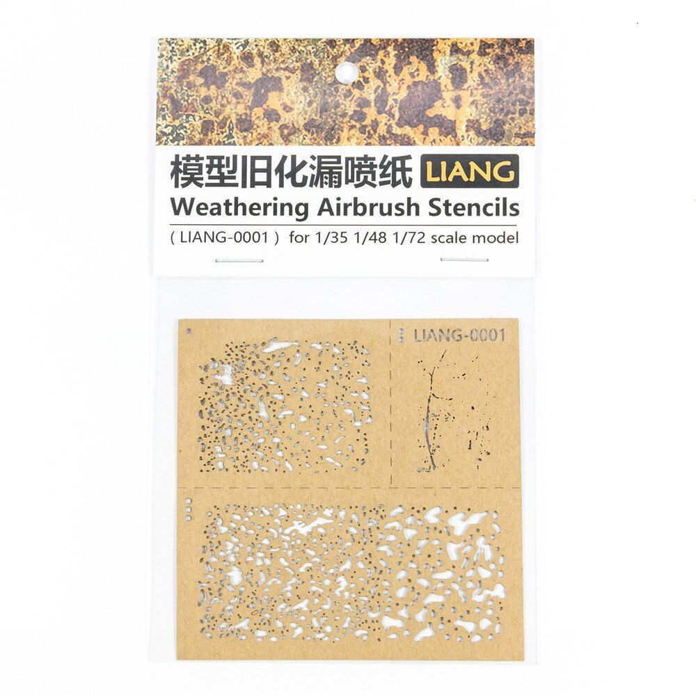 Weathering Airbrush Stencils