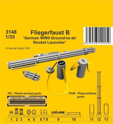 1:35 Fliegerfaust B ‘German WWII ground-to-air rocket launcher’