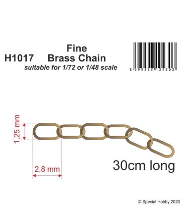 Fine Brass Chain - suitable for 1/72 or 1/48 scale