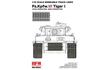 1:35 TIGER I EARLY PRODUTION WORKABLE TRACK LINKS
