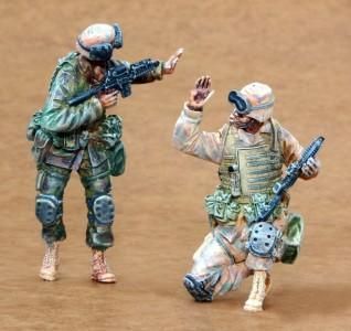 1:35 US Infantry Freedom Iraq part I (2 fig.)