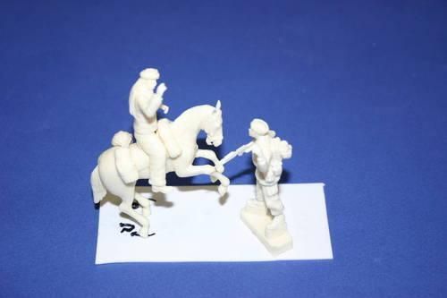 1:35 Mounted Afghan Warrior+US Spec.Soldier 2fig