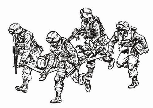 1:35 US Marines in Iraq transp.sold.into UH-60 (5fig)