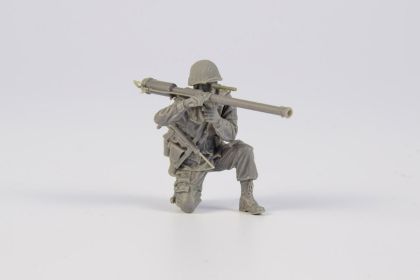 1:35 American soldier with M18 57mm Recoilless Rifle (Bazooka), late WWII / Korean war