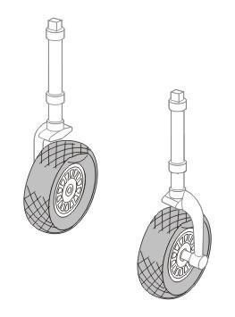 1:72 P-51D Mustang wheels - for TAM