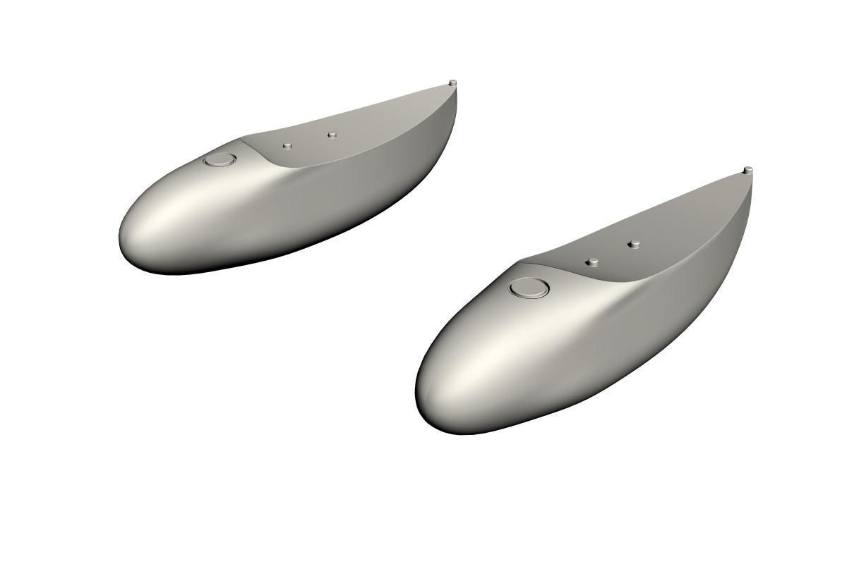 1:72 Vampire Mk.I Underwing Slipper Tanks (2 pcs), for SH kit