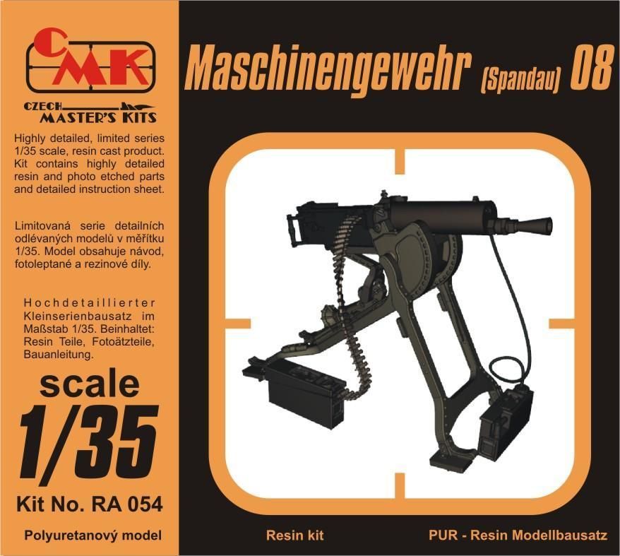 1:35 WWII German Machine Gun Maschinengewehr(Spandau)