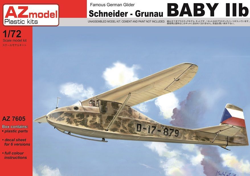 1:72 Schneider Grunau Baby IIb CZ
