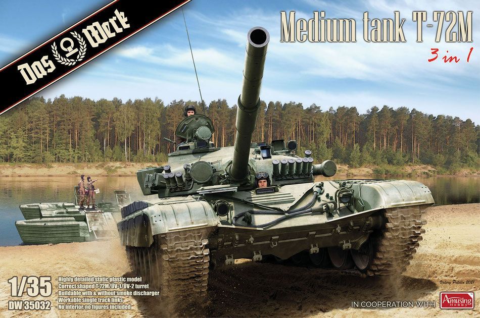 1:35 Medium Tank T-72M