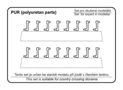 1:72 Panther Ausf.A/D Road wheels torque arms REV