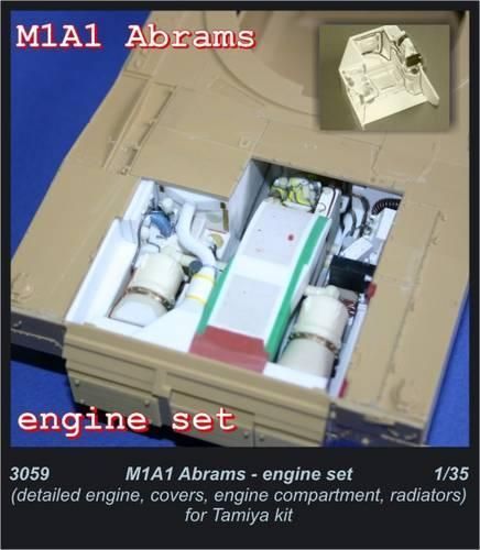 1:35 M1A2 Abrams - engine set for TAM