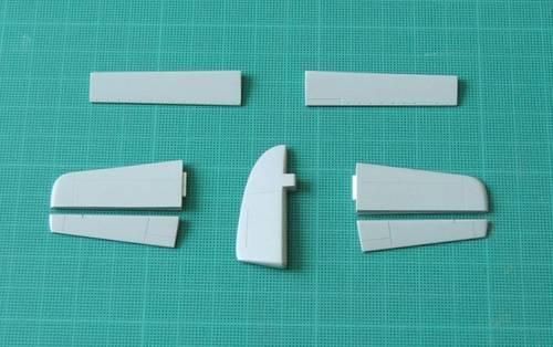 1:48 Hawker Sea Hawk-contr.surfaces set for Tru.