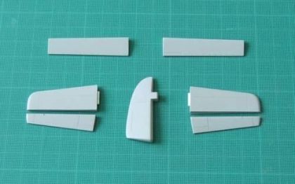 1:48 Hawker Sea Hawk-contr.surfaces set for Tru.