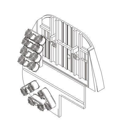 1:48 Junkers Ju 88A - Bulkhead with radio sets for MG 15 position for Dragon