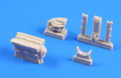 1:48 Merlin Mk.66 WW II British aircraft engine