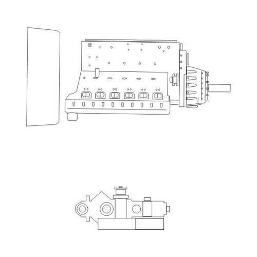1:72 Daimler Benz DB 601-german aicraft eng. WWII
